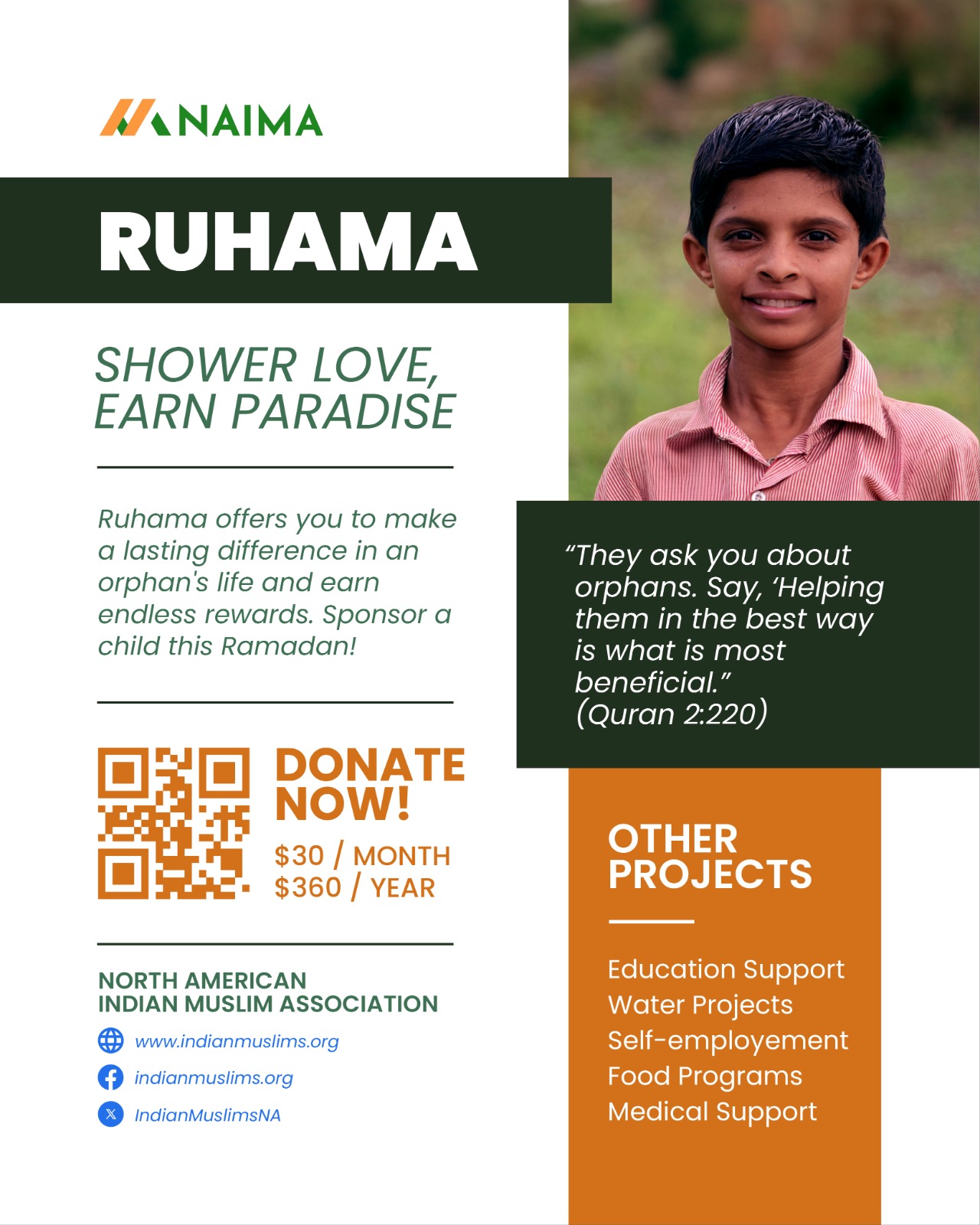 Orphan Support Poster